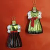 INGE-GLAS Weihnachts-Anhänger grünes Dirndl | IG-1-045-12 Produktbild-Vorschau 6