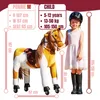 Cavallo meccanico da equitazione Ponnie Ebony M con sella Anteprima dell’immagine prodotto 17