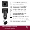HOOZ® Möbelfüße Edelstahl Schwarz Matt 200 mm 4er Set Produktbild-Vorschau 3