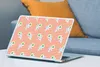 MuchoWow® Laptop Aufkleber Sticker Cover Blumen - Rauten - Produktbild-Vorschau 4