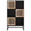 vidaXL Highboard Black 70x35x125 cm výrobek z odvozeného Náhled obrázku produktu 5