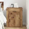 Nachttisch mit Schubladen Altholz 35 x 50 x 60 cm Produktbild-Vorschau 4