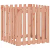 vidaXL Pflanzkübel Lattenzaun-Design 70x70x70 cm Massivholz Produktbild-Vorschau 1