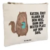 Mr. & Mrs. Panda Kosmetiktasche Katze Dose Größe M - Weiß - Produktbild-Vorschau 3