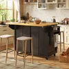 MODFU Meuble de Cuisine Multifonction - Îlot sur Roulettes Voir les images du produit 3
