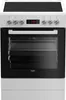 Beko FSM67320GWS Standherd Elektro-Herd  Kochfeld Display Produktbild-Vorschau 1