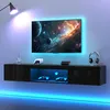 Merax Wand-TV-Ständer mit LED-Beleuchtung und 2 Türen, Produktbild-Vorschau 5