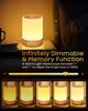 FOMYHEARD Nachttischlampe Touch Dimmbar, 2200mAh LED Produktbild-Vorschau 3