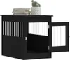 vidaXL Klatka dla psa w stylu meblowym czarna 55x80x68 cm Podgląd zdjęcia produktu 5