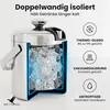 Beyond Silberner Eiswürfelbehälter mit Deckel und Zange Produktbild-Vorschau 5