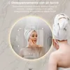 Specchio da bagno con illuminazione, rotondo, 60 cm, Anteprima dell’immagine prodotto 4
