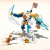 LEGO 71761 NINJAGO Zane's Power-Up Mech EVO, giocattolo per Anteprima dell’immagine prodotto 8
