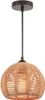 Vintage Boho Rattan-Pendelleuchte E27 Retro-Kronleuchter Produktbild-Vorschau 1