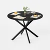 Table de salle à manger ronde à pieds en X, de style Voir les images du produit 7