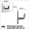 DEKAZIA® 8 ganci adesivi porta asciugamani bagno adesivo Anteprima dell’immagine prodotto 7