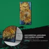 Küche Wohnzimmer Wand Leinwand Uhr 30x60 Zwei geschnittene Produktbild-Vorschau 5