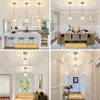 Set van 2 kroonluchters, één lichtpunt per stuk, 137 cm Productafbeelding-voorbeeld 7
