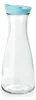 Karaffe mit Deckel, 1,0 ltr., weiß, Glas : Karaffe mit Produktbild-Vorschau 3