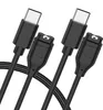 Qost – USB-C auf Garmin Kabel – 1 Meter – PVC – Schwarz – Produktbild-Vorschau 1