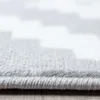 Tappeto a pelo corto, colore grigio, per soggiorno, forma Anteprima dell’immagine prodotto 4