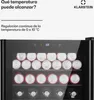 Mini réfrigérateur Klarstein avec porte vitrée & LED, mini Voir les images du produit 3