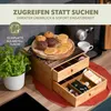 bremermann Kaffeekapsel-Box aus Bambus mit Dekor-Glasplatte Produktbild-Vorschau 6