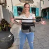 Sunsa Canvas Tasche. Grau schwarz Umhängetasche. Produktbild-Vorschau 2