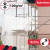 KOTARBAU® Plane mit Ösen 120 g/m2 Transparent 4x5 m Produktbild-Vorschau 5