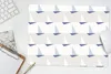 MuchoWow® Mauspad Mousepad Muster - Boot - Meer 40x30 cm - Produktbild-Vorschau 5
