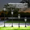 Outsunny Solárna záhradná lampa LED lampa Cestná lampa 6 Náhľad obrázku produktu 6