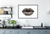 MuchoWow® MuchoWow® Gerahmtes Poster Lippen - Tigerdruck - Produktbild-Vorschau 4