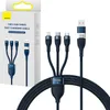 Baseus Flash Series USB cable 3in1 100W 1,2m blue Náhled obrázku produktu 12
