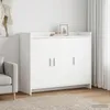 Credenza vidaXL bianca 98,5 x 33 x 80 cm in materiale Anteprima dell’immagine prodotto 1