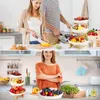 Obstschale Obstkorb Etagere 3 Etagen,Fruchtkuchen Produktbild-Vorschau 7