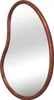 A single, organically shaped mirror with a wooden frame. Anteprima dell’immagine prodotto