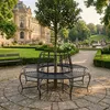 Relaxdays – lavička ve tvaru stromu, 360° sezení, vintage Náhled obrázku produktu 5