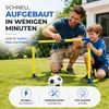Fußballtor für Kinder & Erwachsene mit Netz und Fußball – Produktbild-Vorschau 8