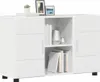 Cloris Designermöbel Sideboard Hochglanz Weiß Produktbild-Vorschau 3