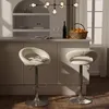 Sgabello da cucina alto e girevole con poggiapiedi Anteprima dell’immagine prodotto 2
