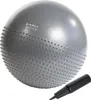 Masážní gymnastický míč HMS YB03N 65 cm šedý Náhled obrázku produktu 1