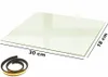 Krbové sklo 30x18cm Sklo na krb Sklo do pece Tepelne odolné Náhľad obrázku produktu 2