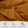 A close-up of brown fabric with three icons and text below. Náhled obrázku produktu