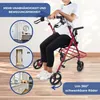 Mobiclinic PRO, rolátor so sedadlom, ultraľahký, z hliníka, Náhľad obrázku produktu 7