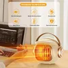 Heizlüfter Energiesparend,500 W Haus-Heizlüfter Tischgerät, Produktbild-Vorschau 2