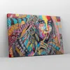 Bild auf Leinwand - Leinwandbild - frau folklore - 70x50cm Produktbild-Vorschau 4