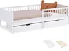 Dětská postel Homestyle4u 90x200 s matrací 2 zásuvkami na Náhled obrázku produktu 2