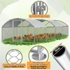 Faziango Hühnerstall 3x8x2m Bogenaufsatz Hühnerhaus Produktbild-Vorschau 3