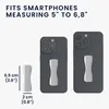 kwmobile Smartphone Fingerhalter 3 Set - Handy Halter Griff Produktbild-Vorschau 6