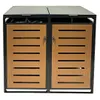 abc HOME Mülltonnenbox 2er Set 240L Metall Anthrazit Produktbild-Vorschau 6