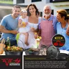 KESSER® Dutch Oven Set BBQ Feuertopf Schmortopf, Gusseisen Produktbild-Vorschau 4